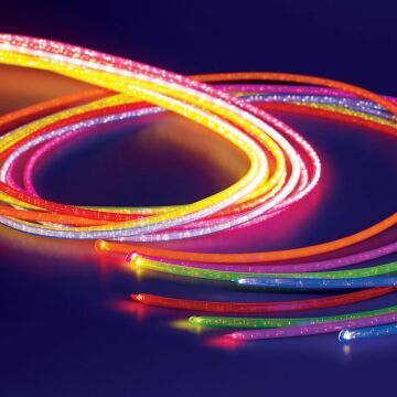 UV Jumbo Fibre Optic Sideglow - Harness only