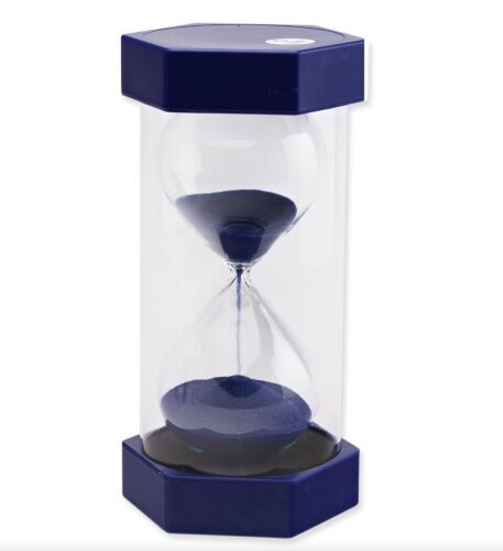 Large Sand Timer - 5 Minute - Blue