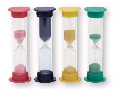 Mini Sand Timers - Set of 4