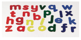 Rainbow Lowercase Alphabet