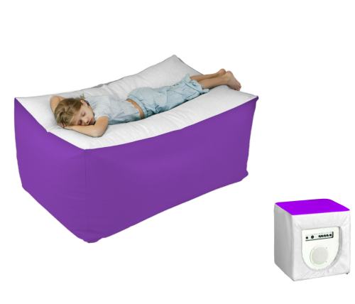 Vibroacoustic Body Pillow including Softplay Speaker Seat