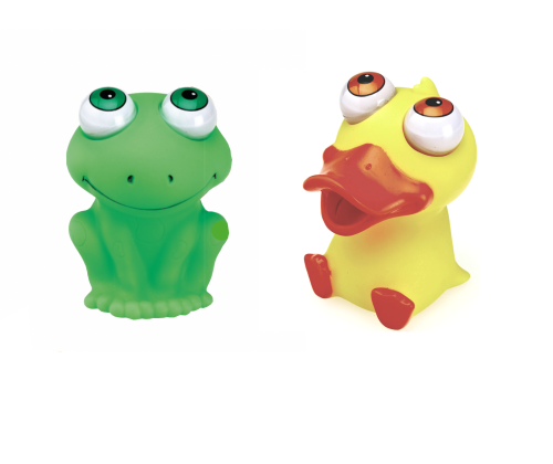 Squeezy Pop-Eyes Frog & Duck